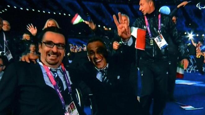 Polidori sorride in diretta tv per l’inizio dei Giochi Paralimpici