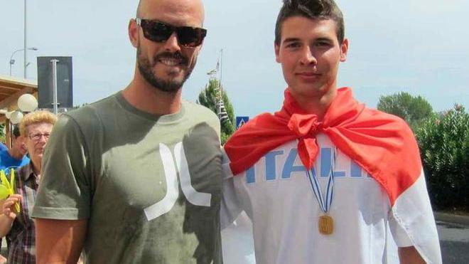 Un’accoglienza trionfale per l’iridato Borsini