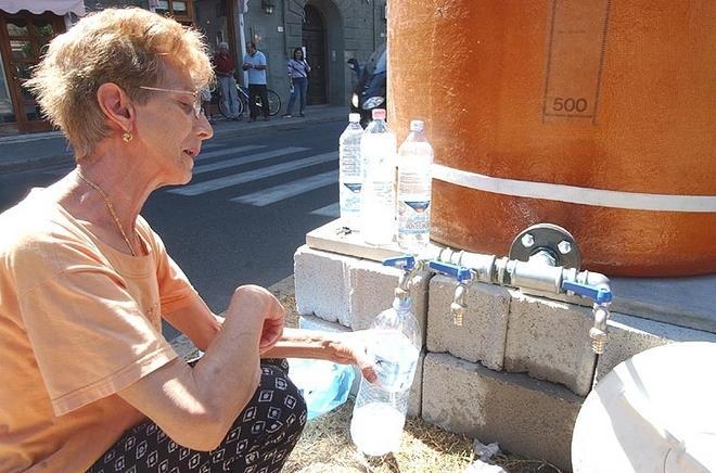 Acqua, rischio di abbassamenti di pressione 