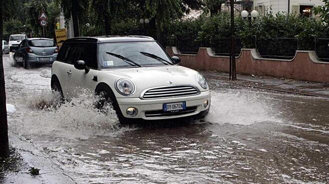 Una bomba d’acqua che non ha fatto danni