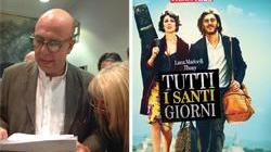 Virzì presenta il nuovo film e firma per la Chiesa degli Olandesi