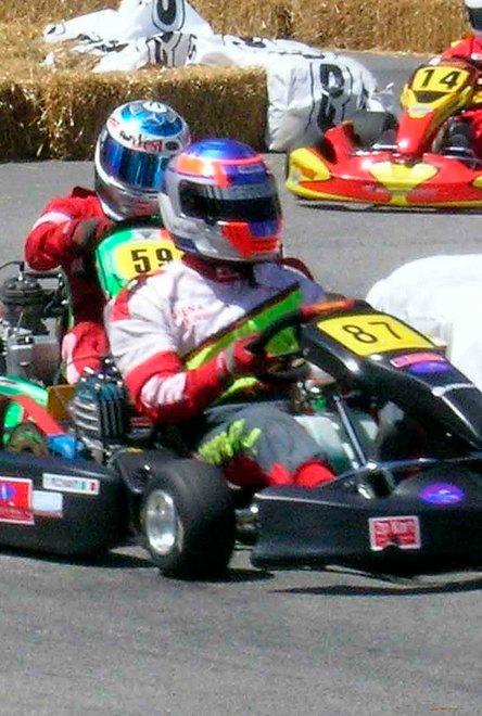 Spettacolo con i go-kart alla Cittadella