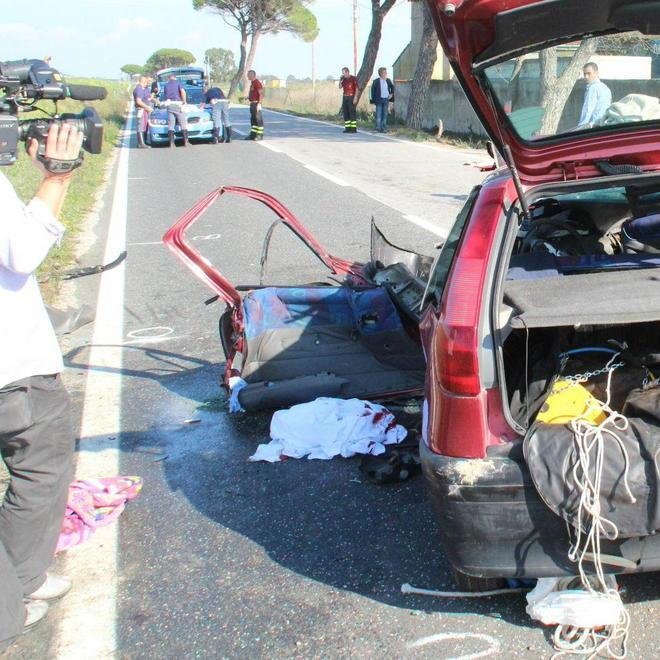 La strada è rimasta chiusa al traffico