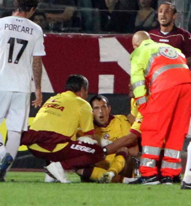Sviene dopo lo scontro Paura per Luca Mazzoni 
