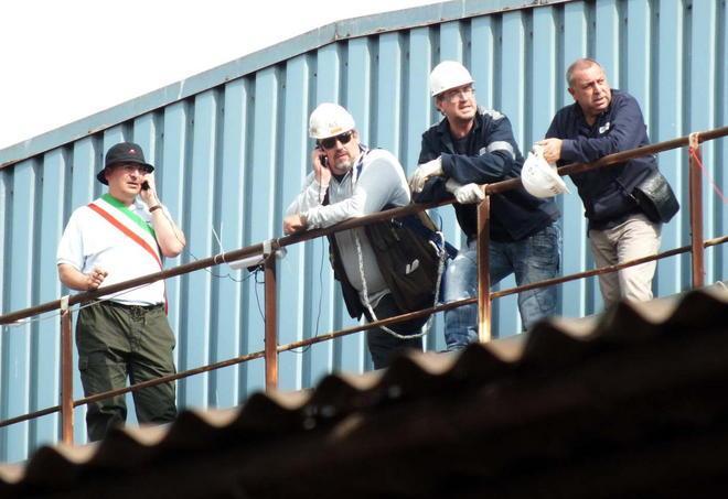 Il sindaco Anselmi a Roma: "Evitare il default della Lucchini" Più di duemila lavoratori in corteo 