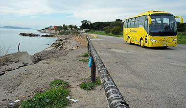 Cagnetto lanciato dallo scuolabus e investito nel Cagliaritano 