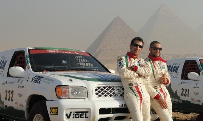 Michi al traguardo del Rally dei Faraoni