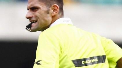 E i tifosi se la prendono con l’arbitro Abbatista