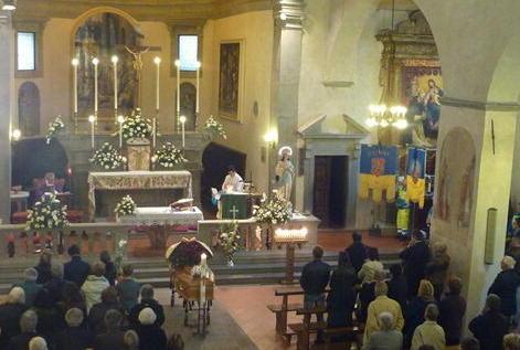 San Bartolomeo gremita per l’addio a Tonarelli 