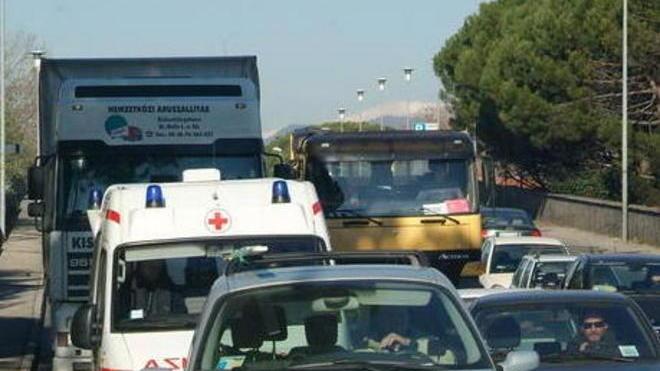 Traffico in tilt per lavori lungo il viale Europa