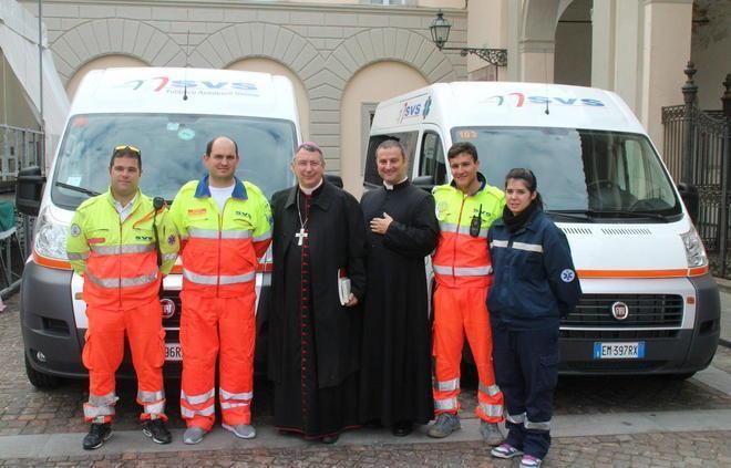 Il vescovo per le ambulanze dell’Svs