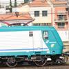 La locomotiva di un treno