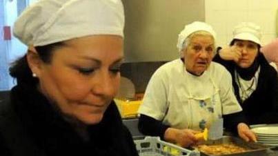 La crisi colpisce anche la mensa Caritas