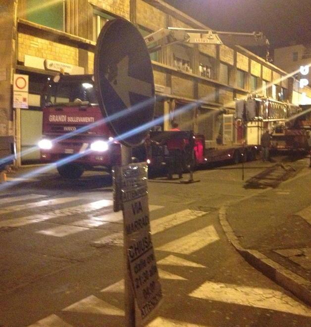 Via Marradi chiusa per lavori 