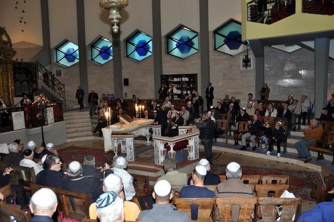 La sinagoga festeggia il suo primo mezzo secolo 