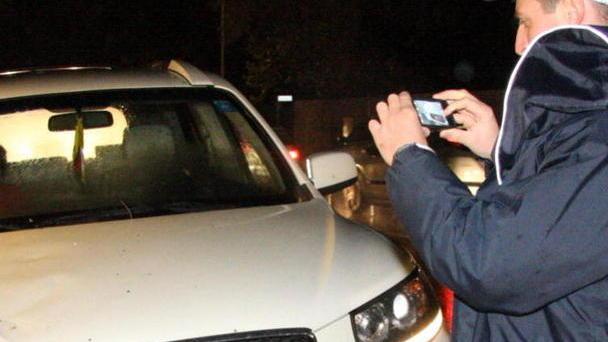 Travolta sull’Aurelia da un fuoristrada