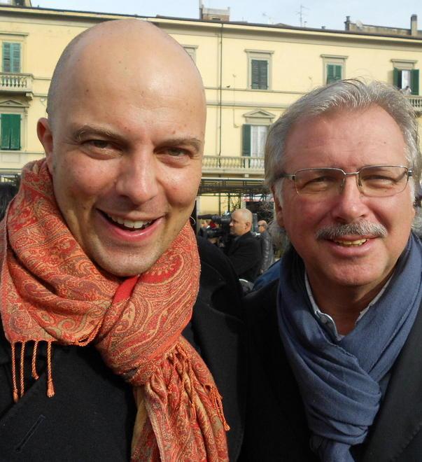 Mille cuori nerazzurri in piazza Vittorio 