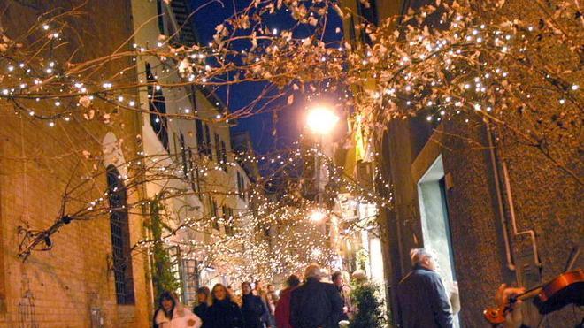 Luminarie per rilanciare il commercio