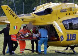 Operaio forestale precipita in un dirupo, soccorso con l’elicottero 