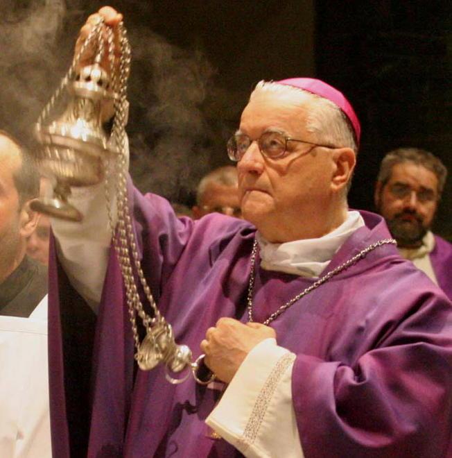 La messa di saluto del vescovo