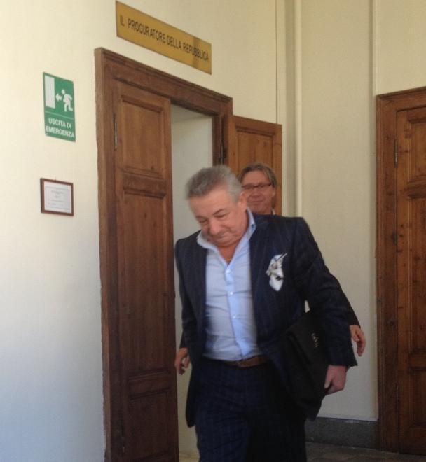 Il sindaco nell’ufficio di De Leo 