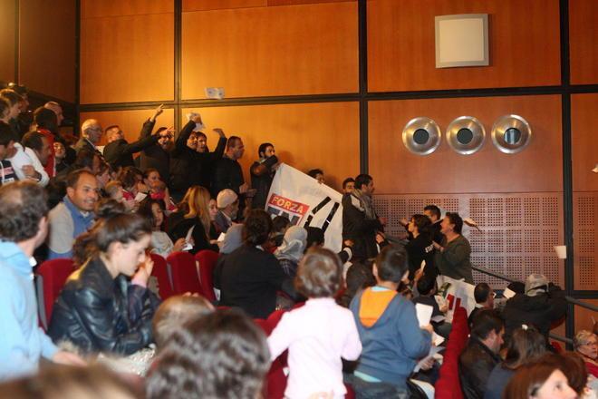 Irruzione di Forza Nuova contro la cittadinanza ai figli di stranieri 