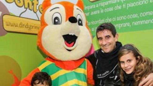 C’è anche Dindy la mascotte per i più piccoli