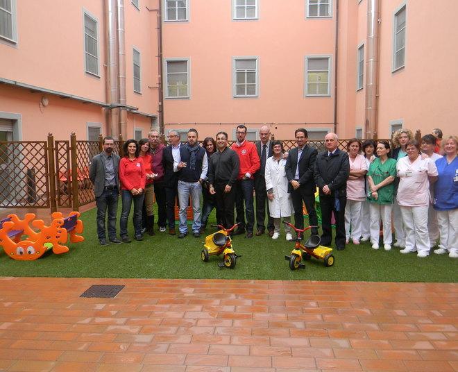 Nuova area giochi per la Pediatria grazie a ComeTe 
