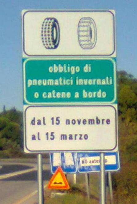 Piano neve, torna l’obbligo delle catene su A12 e via Emilia 