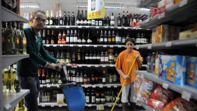 A Marina allagato anche un supermercato