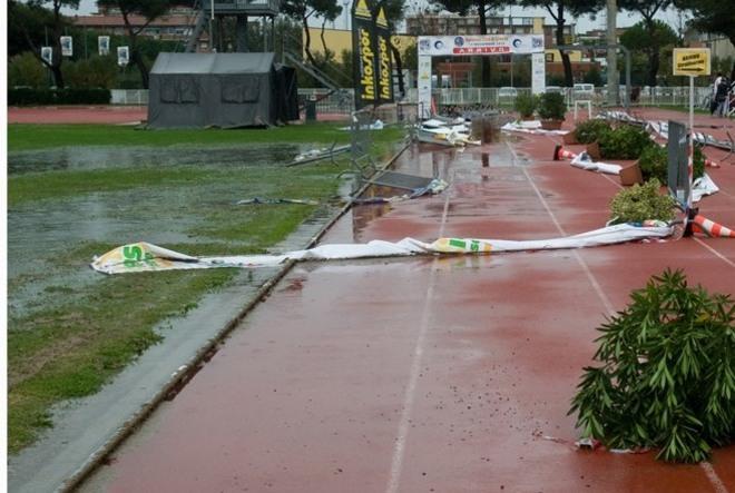 Arriva la tempesta, rinviata la maratona 