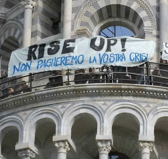 Per dire basta all’austerità occupata anche la Torre 