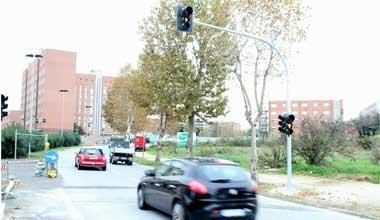 Viale Boccaccio, accesi i nuovi semafori 
