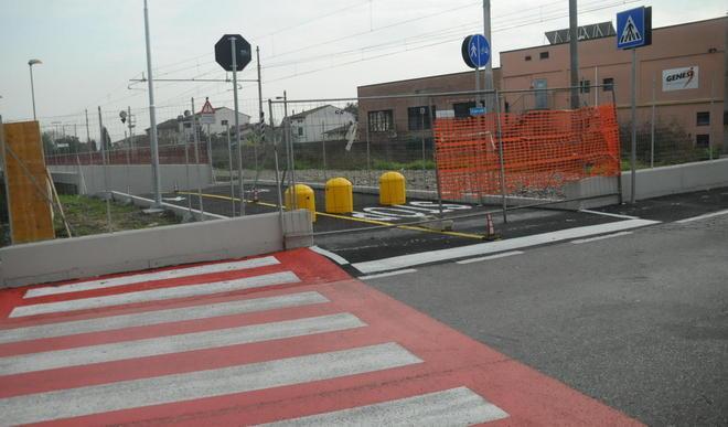 Il sottovia è pronto, ma è chiuso 