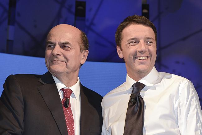 Renzi e Bersani in tv scontro a tutto campo 
