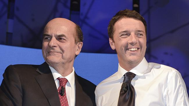 Renzi e Bersani in tv scontro a tutto campo