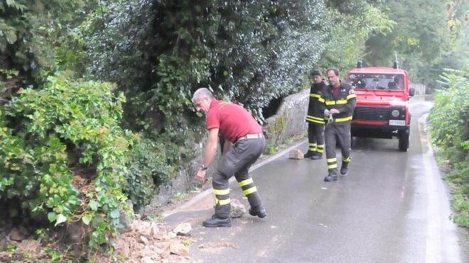Due frane in Garfagnana ma i danni sono limitati