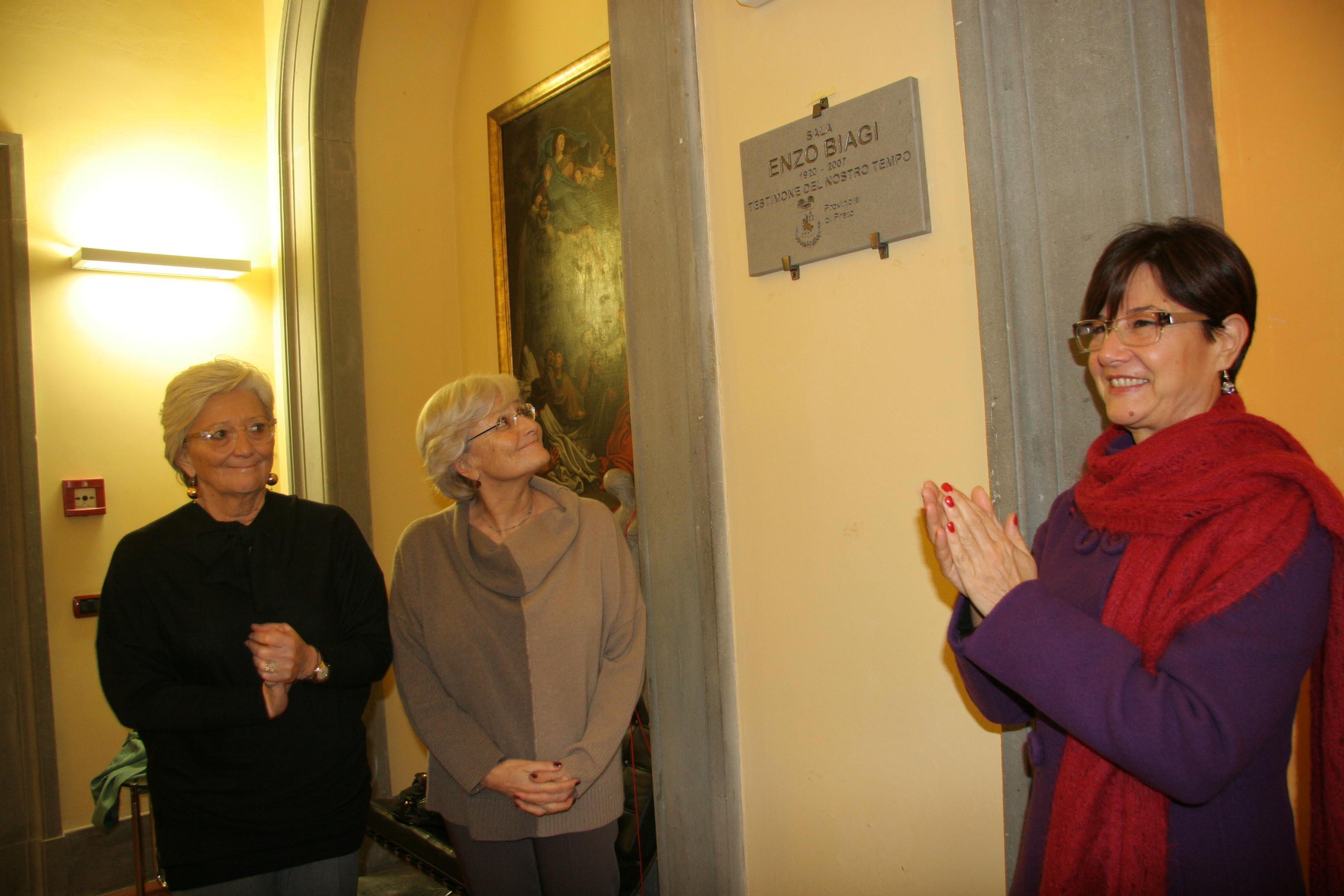 Sala delle conferenze intitolata a Enzo Biagi 