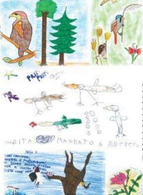 La caccia va... a scuola con i disegni dei bimbi 