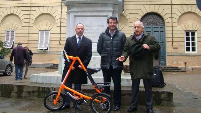Una bici al presidente Baccelli
