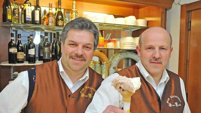 Spopola al Bar San Paolo il gelato ricotta e castagne