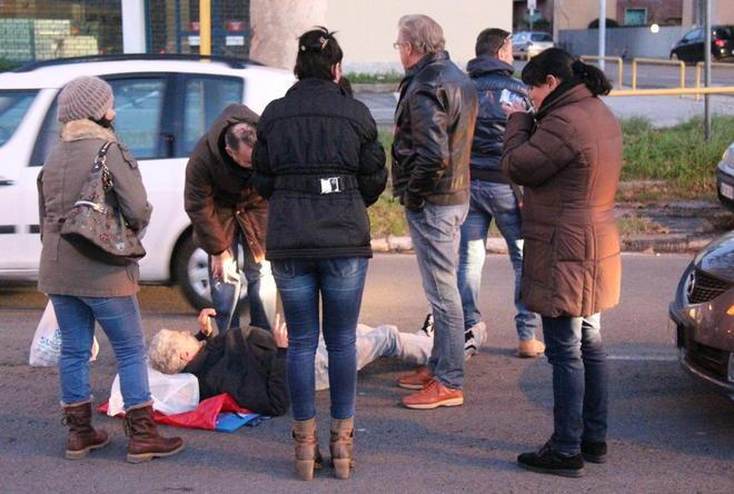 Investito sulle strisce pedonali
