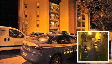 Rissa nella notte in via Mentana 