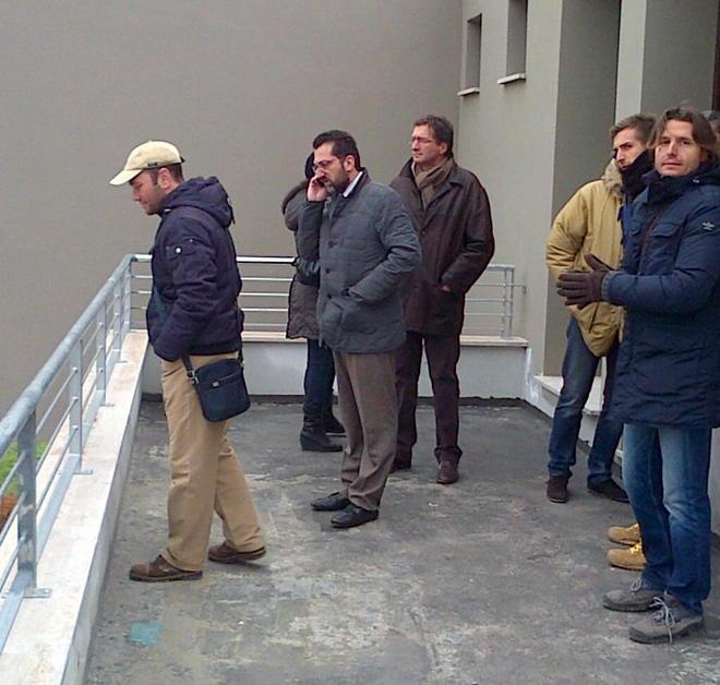 Il sindaco Antonelli visita il quarto lotto del Polo scientifico