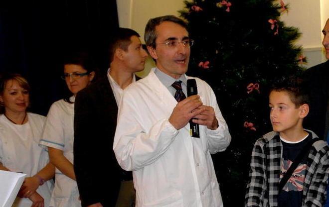 Prandelli in visita al Santa Chiara per beneficenza 