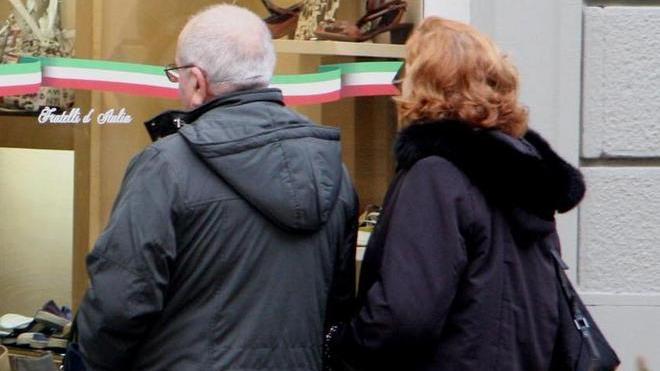 Un negozio in piazza Duomo
