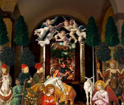 Natività di Gozzoli e Bronzino