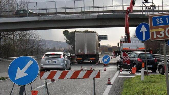 Ingorghi sulla Variante Aurelia allo svincolo di Livorno Centro