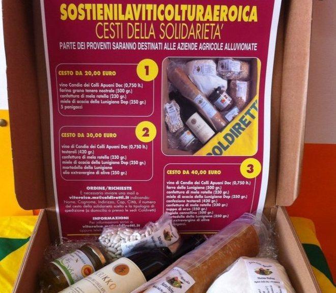 Un buon Natale coi cesti solidali di Coldiretti 