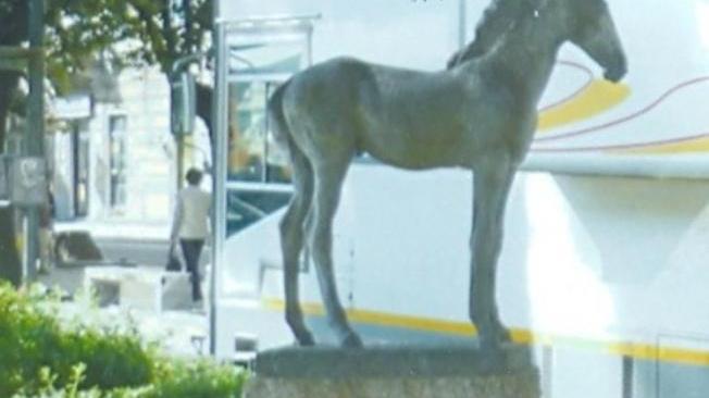 Turista con il figlio rischia di rompere il “cavallino”